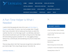 Tablet Screenshot of celestiasolutions.com